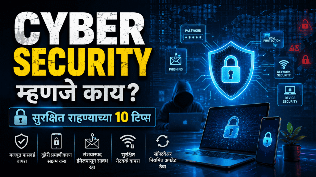 Cyber Security म्हणजे काय? सुरक्षित राहण्याच्या 10 टिप्स