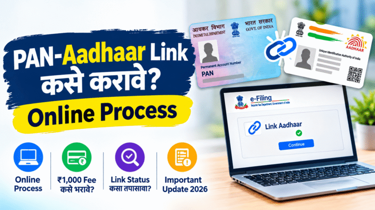 PAN-Aadhaar Link कसे करावे? Online Process